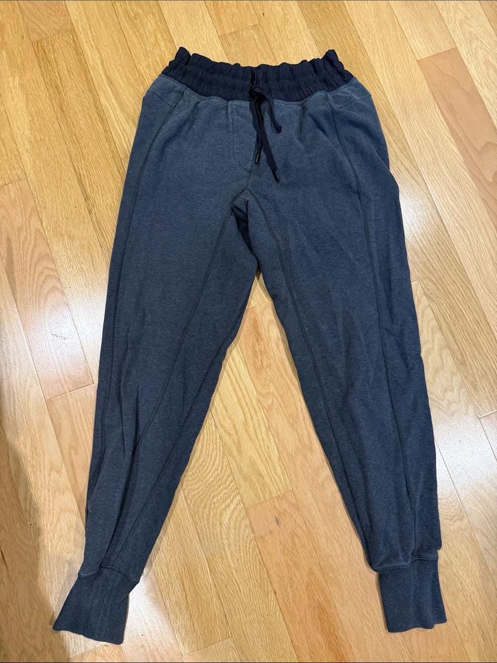 lululemon athletica Charcoal and Black Jogger Sweatpants